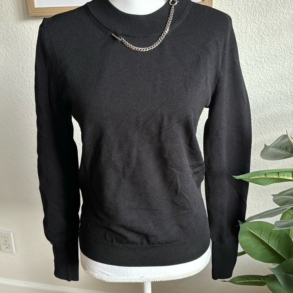Louis Vuitton knit sweater size large black